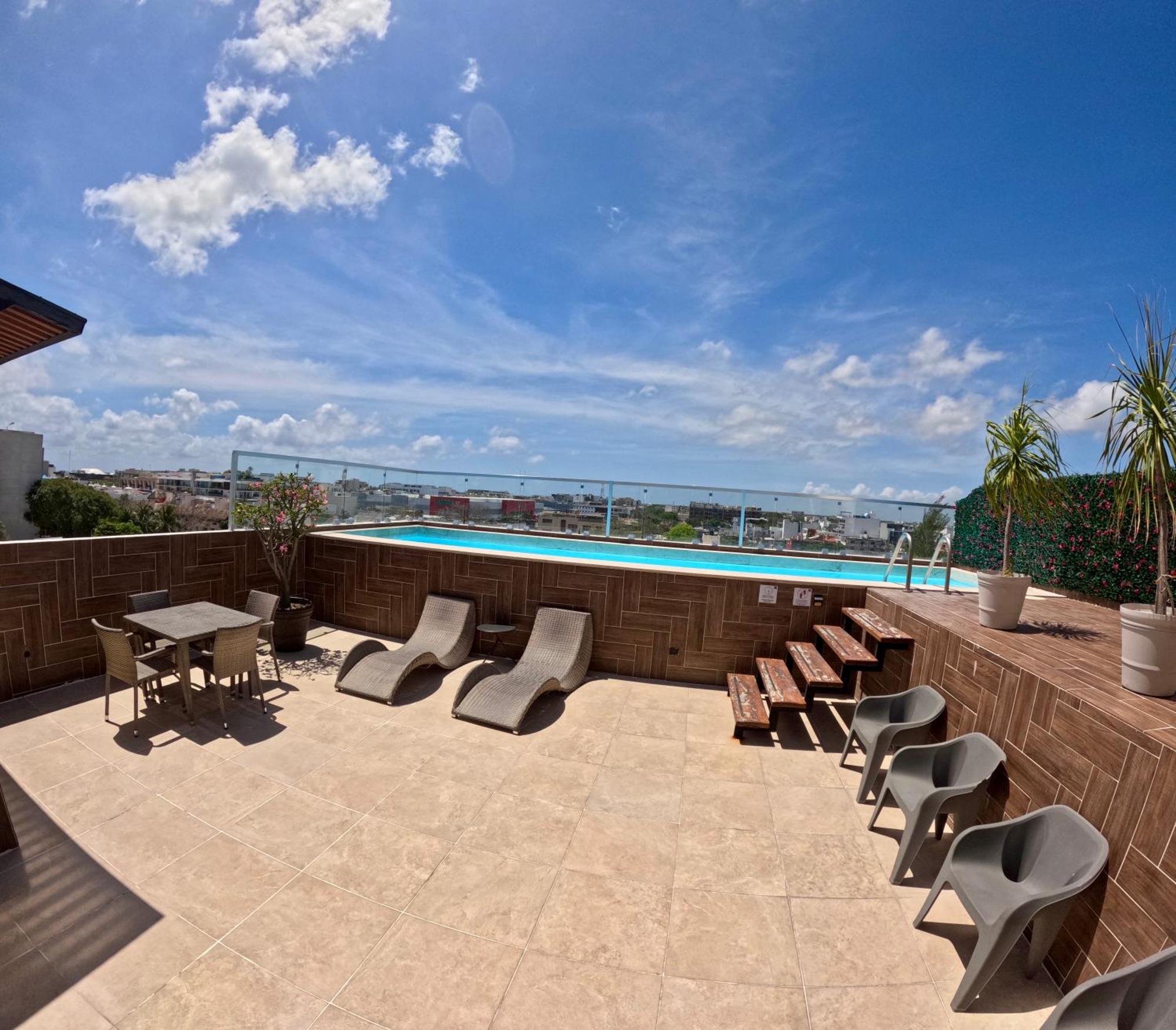 Studios With Roofpool In Vanessa 24 Playa del Carmen Exterior foto
